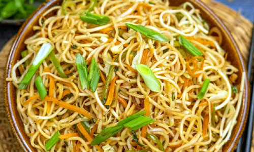Vegetable Hakka Noodles